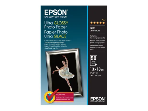 Epson Ultra Glossy Photo Paper — pour EcoTank ET-1810, 2810, réf. C13S041944