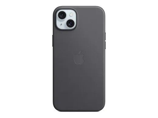 Apple Couverture arrière pour téléphone portable — pour iPhone 15 Plus, compatibilité avec MagSafe, tissu fin