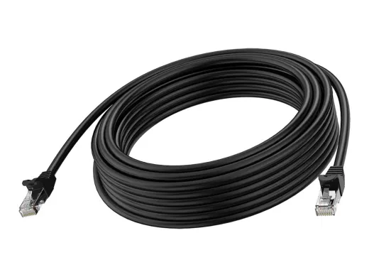 Vision Câble réseau — 6.2 mm, CAT 6a, moulé, 3 m, noir