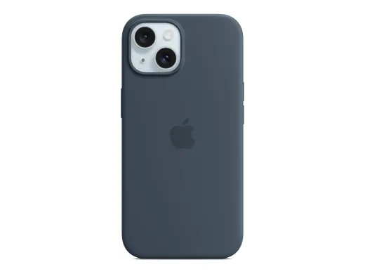 Apple Coque de protection pour téléphone portable — pour iPhone 15, compatibilité avec MagSafe, silicone