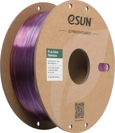 Esun PLA Clear 1.75mm PURPLE RED 1kg
