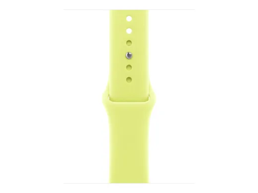 Apple Bracelet pour montre intelligente — 40mm, pour Watch Hermès Series 12, Hermès Series 9, taille P/M, jaune fluo