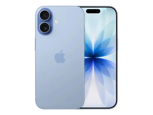 Apple iPhone 17 5G smartphone — 6.3", 2622 x 1206 pixels (120 Hz), bleu ciel, réf. MG6L4ZD/A