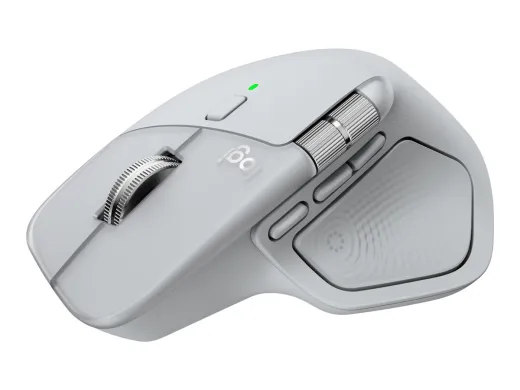 Logitech MX Master 4 — 8 boutons, sans fil, Bluetooth, gris pâle