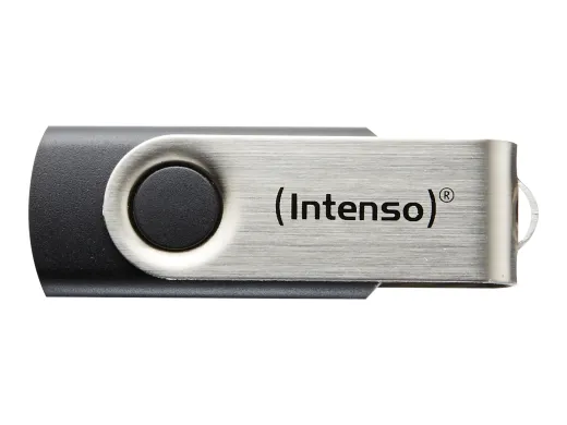 Intenso Basic Line — USB 2.0, noir, argent, 16 Go