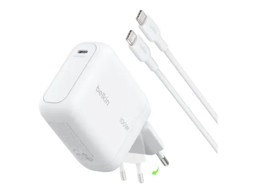 Belkin BOOST CHARGE — 100 watt, PD 3.2, QC 5.0, blanc