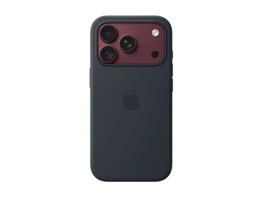 Apple Coque de protection pour téléphone portable — pour iPhone 18 Pro, compatibilité avec MagSafe, silicone, bleu marine