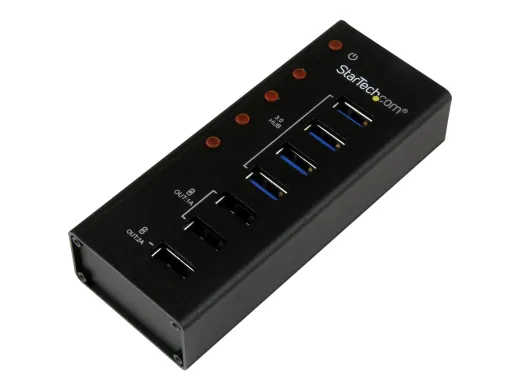 StarTech.com Hub USB 3.0 Alimenté de 4 ports avec Station de Recharge de
