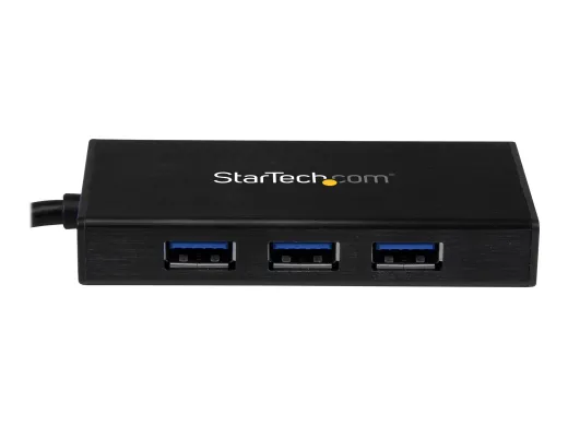 StarTech.com Hub USB 3.0 portable à 3 ports avec câble intégré