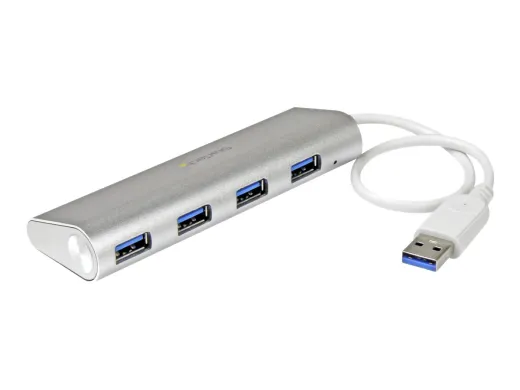 StarTech.com Hub USB 3.0 compact à 4 ports avec câble intégré