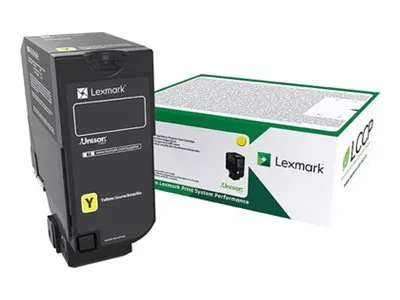 Lexmark Jaune — pour Lexmark CS720de, CS720dte, CS725de, cartouche de toner LCCP, LRP