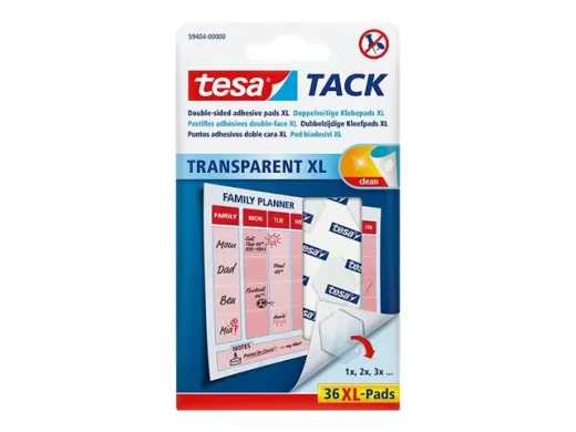 Tesa TACK XL Adhésif de montage — lot de 36