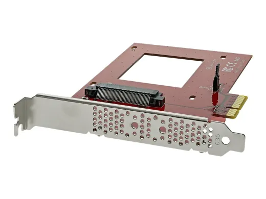 StarTech.com Adaptateur PCIe U.2 — PCI Express 3.0 x4, Pour SSD U.2 NVMe de 2,5"