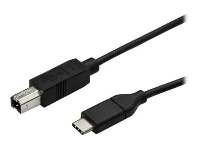 StarTech.com USB C to USB B Printer Cable — 1.6 ft / 0.5m, USB C Printer Cable, USB C to USB B Cable