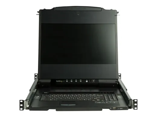 StarTech.com Console LCD de 17,3" 1080p HD à montage en rack 1U avec cla