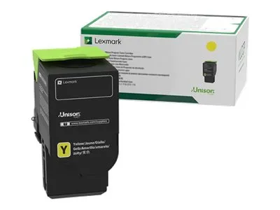Lexmark Jaune — pour Lexmark CS421, CS521, CS622