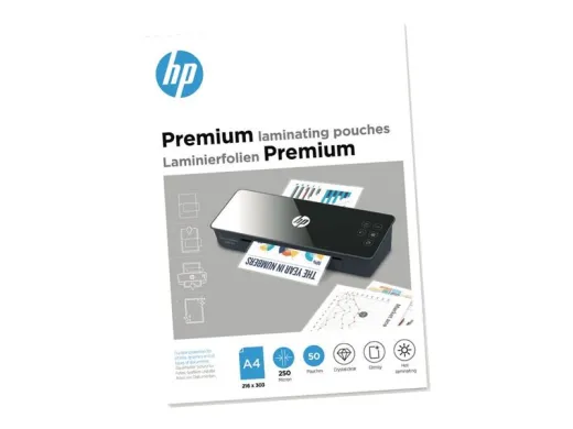 HP Premium 250 microns — pour Pro Laminator 1500 A3, brillant, lot de 50